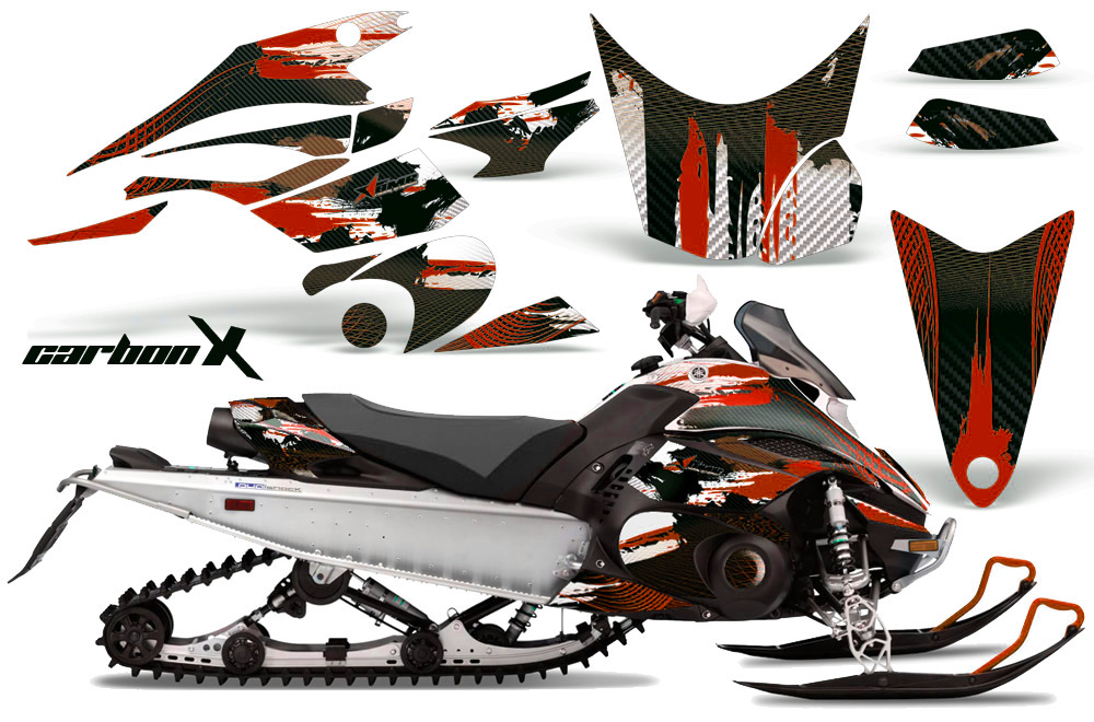 Yamaha FX Nytro Graphics Kit CarbonX-RED